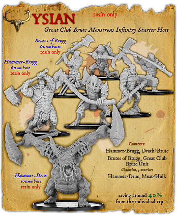 Ysian Great Club Brute Monstrous Infantry Starter Host
