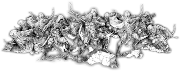Rogues of Carn Bran, Shadow-Drune Unit (10x warriors w cmd)