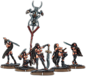 Swords of Ys, Sword-Melusine Unit (5x warriors w cmd)